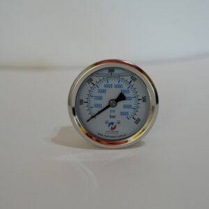 manómetro de Ø 2 1/12" 600 psi/bar