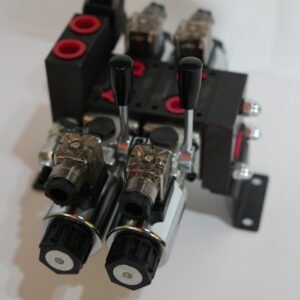 válvula de comando 2 cuerpos electrónica manual